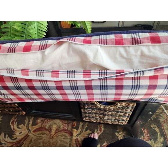 Pottery Barn Kids Grat Charlie Lumbar Pillow Sham & Insert Red Truck & Trailers - Picture 3 of 6